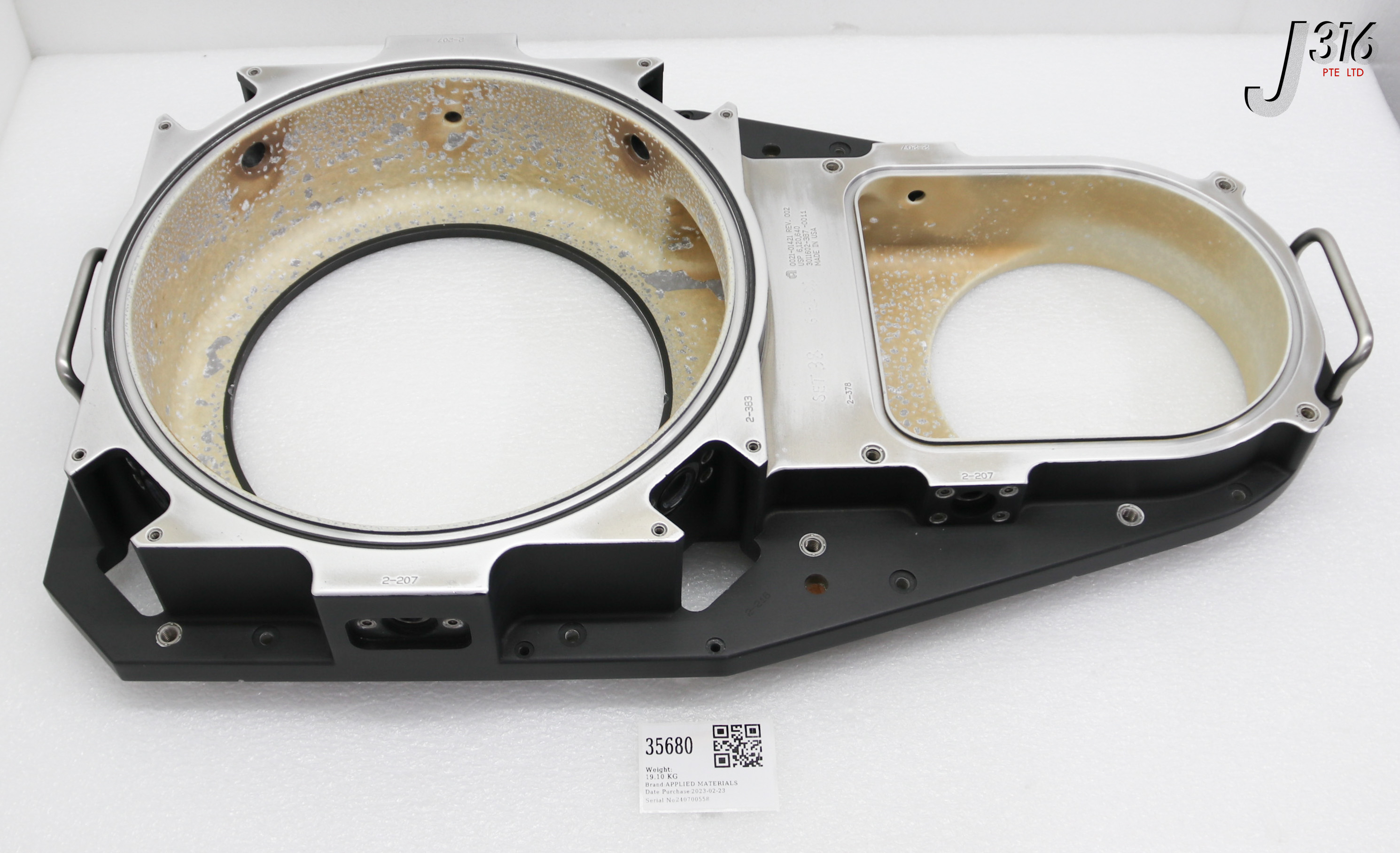 のん 35680 APPLIED MATERIALS CHAMBER UPPER A-COAT M-DPS (PARTS) 0021